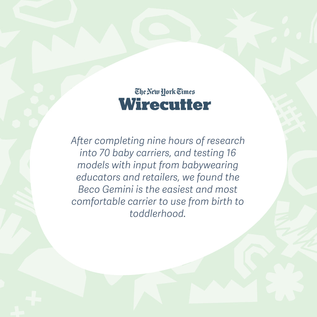 Wirecutter Magazine review of Beco Gemini