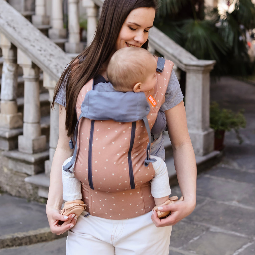 Beco Baby Carrier 8 Rose Love - best newborn baby carrier for newborn to toddler, mom and dad.