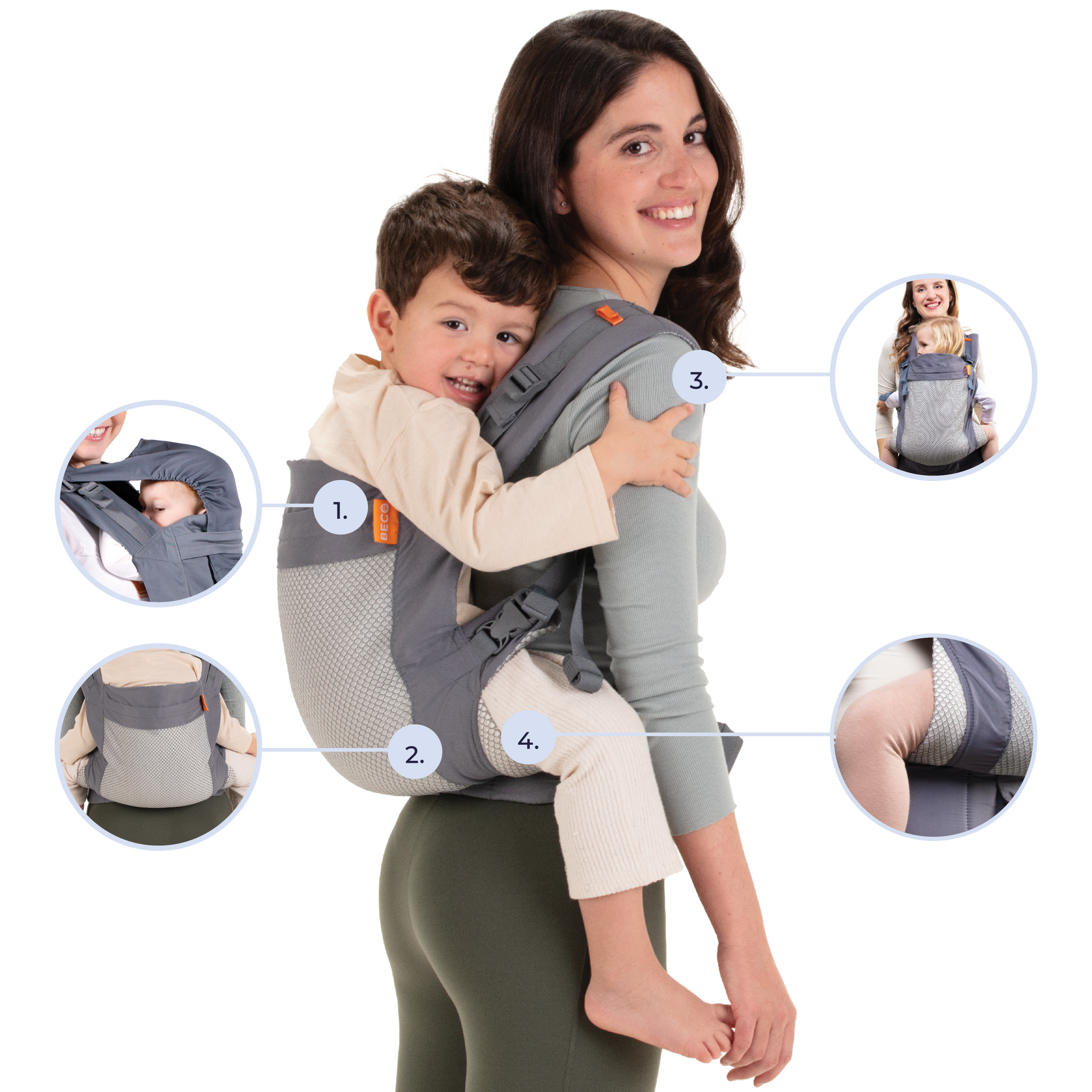 Toddler Carrier Beco Gemini Baby Carrier In Metro Black Beco Baby