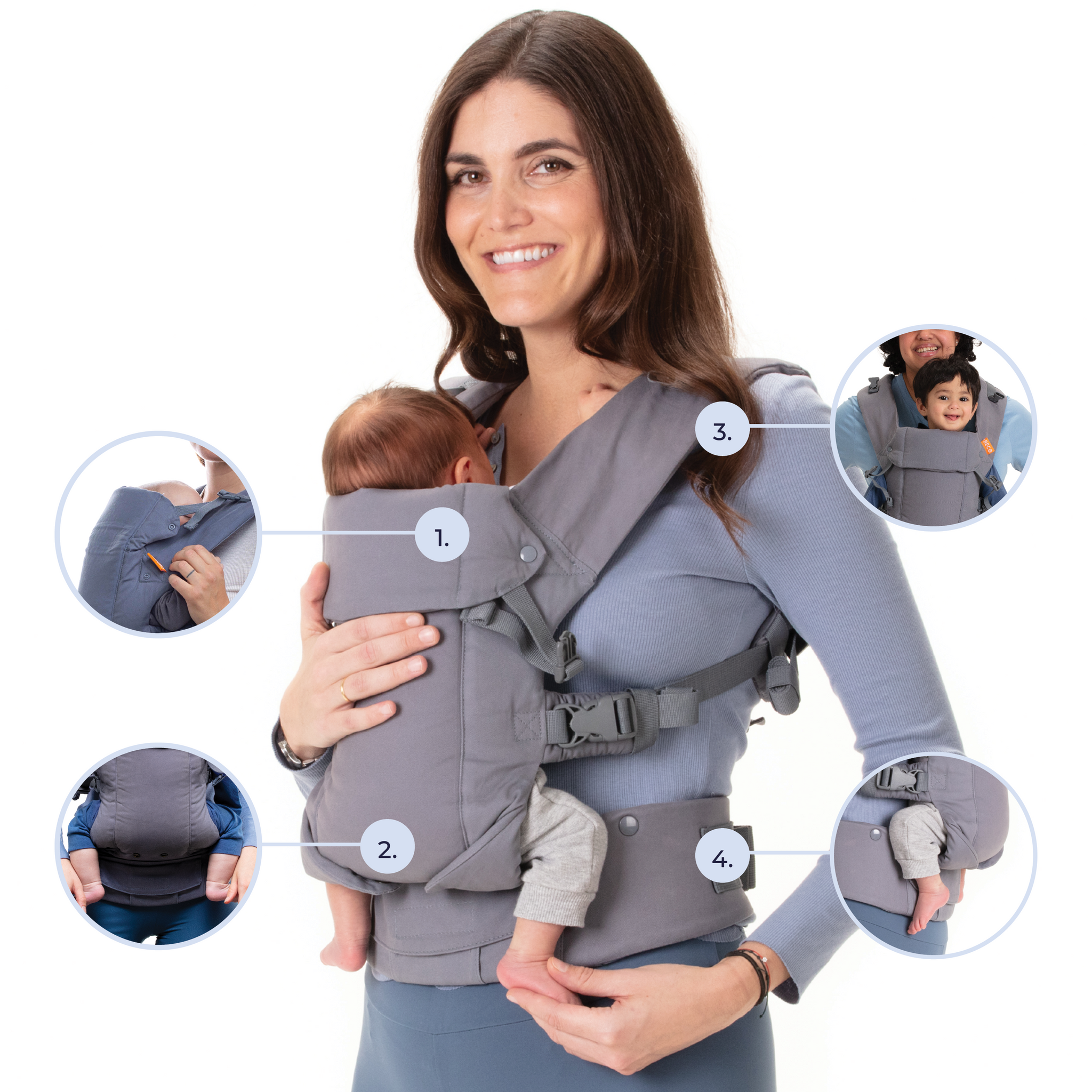 Beco Gemini Cool Mesh Baby Carrier Navy Beco Baby