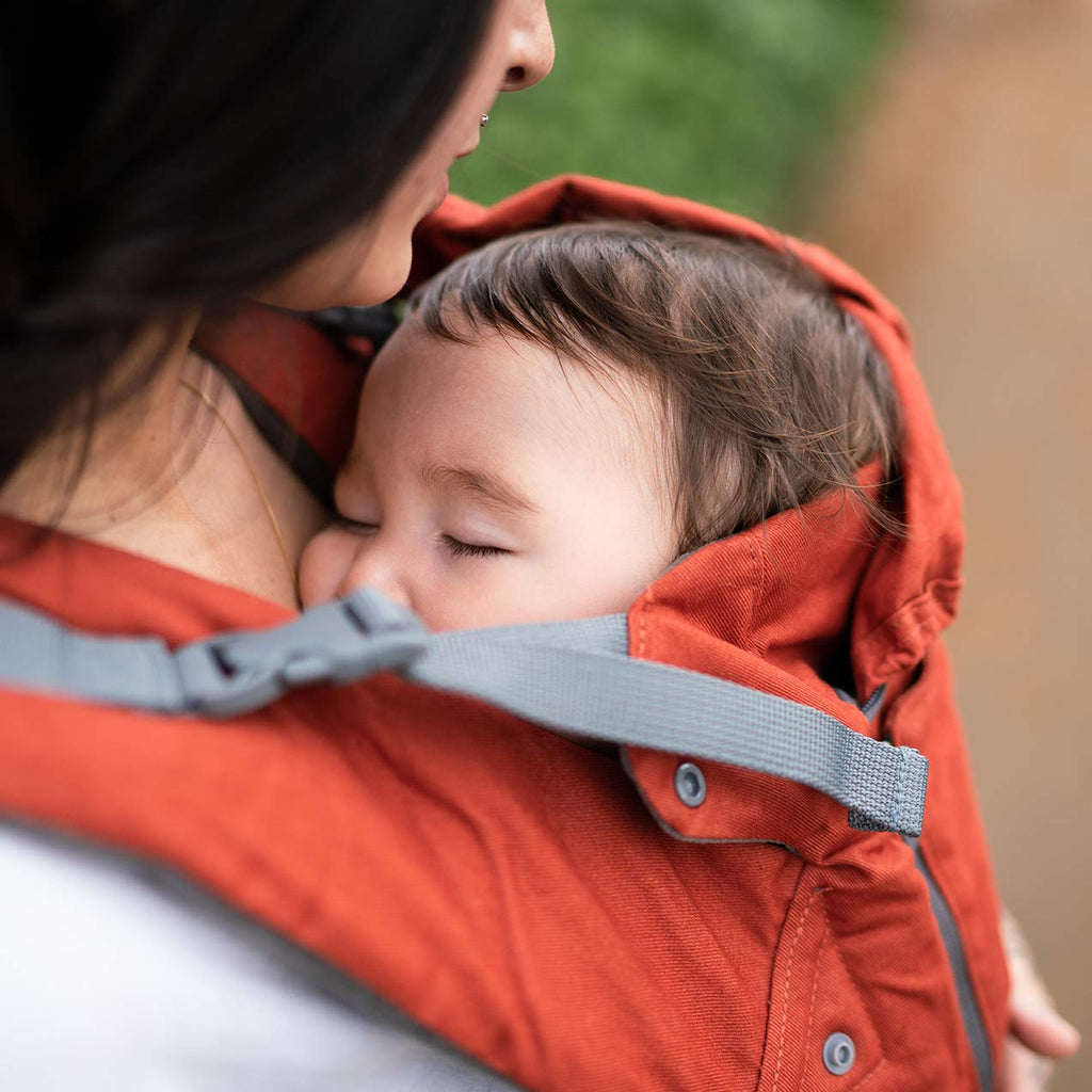 Beco Baby Carrier 8 Rust - best baby carrier for dads and petite moms.